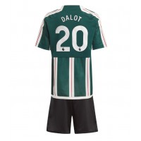 Manchester United Diogo Dalot #20 Replica Away Minikit 2023-24 Short Sleeve (+ pants)